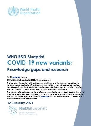 COVID-19 new variants: Knowledge gaps and research