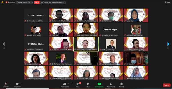 Caption: The Director General of Diseases Prevention and Control, Ministry of Health officially launched the 2021-2025 National Strategic Plan for Dengue Control Programme in Indonesia. Photo credit: Ministry of Health