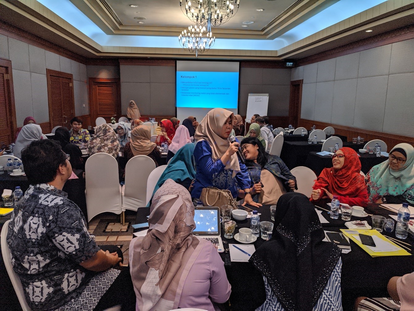 TB workshop with pharmacists