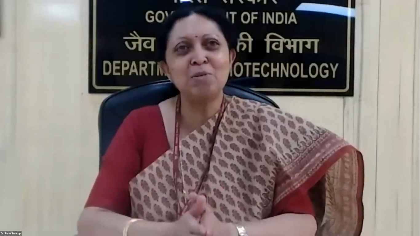 Dr Renu Swarup, Secretary, Dept. of Biotechnology, Ministry of Science and Technology, Government of India