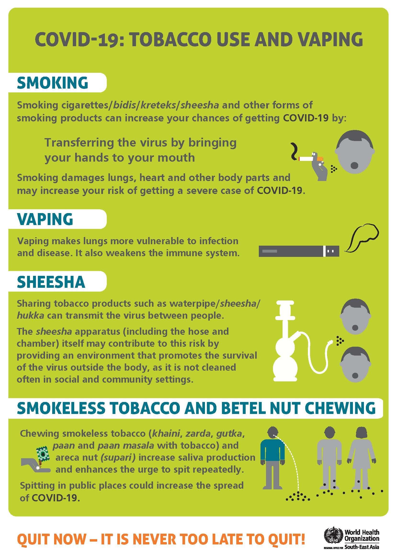 Pic 1 depicting cigarettes, e-cigs, bidi, hukkah